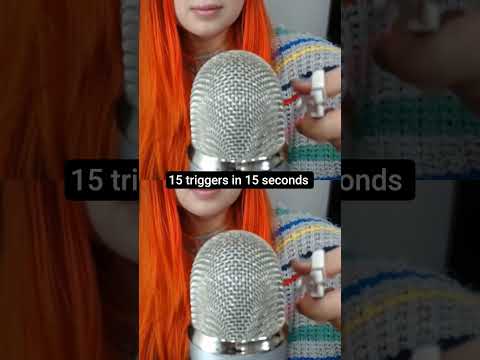 ASMR 15 TRIGGER in 15 SEC #asmr #shorts #shortvideo 28 de diciembre de 2025