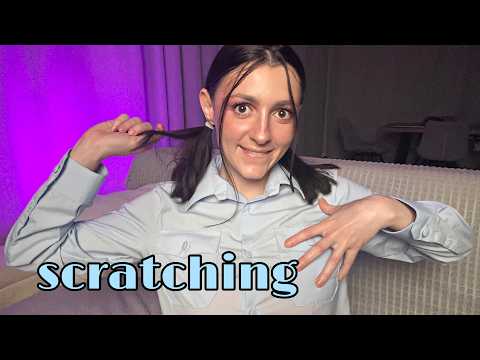 ASMR Shirt Scratching Sounds 👕 Relaxing & Tingly No Talking