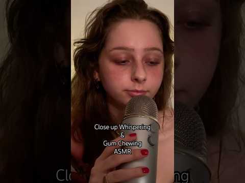 new upload 💗#gumchewingasmr #whispering #mouthsounds #tingletriggers