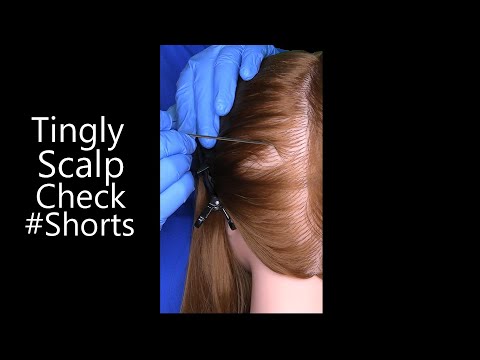 ASMR Tingly Scalp Check #Shorts