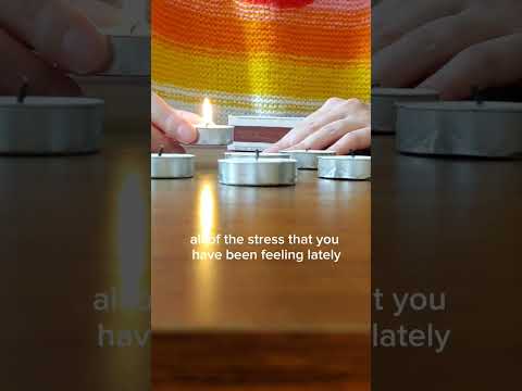 Lighting Candles & Naming Feelings #asmr #shorts #matches #candles #feelings #asmrshorts