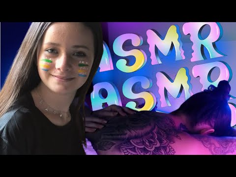 ASMR Massagem nas Costas  |  ASMR Massagem do Sono