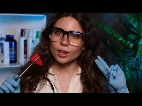 ASMR Extremely Detailed CRANIAL NERVE EXAM | Medical Roleplay, Ear Exam, Hearing Test, Eye Exam
