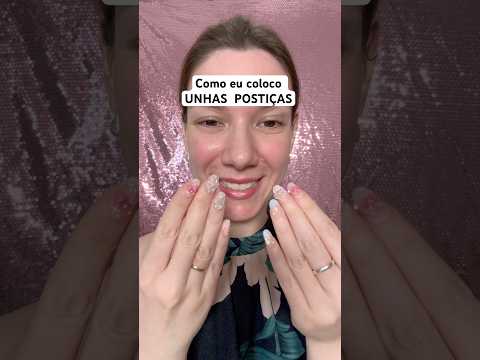 COMO COLOCAR UNHAS POSTIÇAS ADESIVAS da SHEIN 🥰