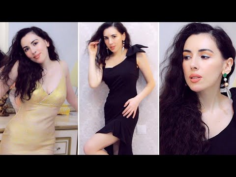 ASMR 💃 My Top 10 Spring Dresses ~ ASMR Relax & Fashion (asmr shein haul)