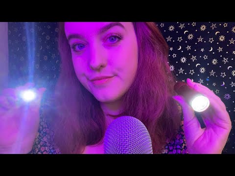 ASMR | For Light Trigger Lovers 🥰 [Focus, Face & Eye examination, Finger Snapping]