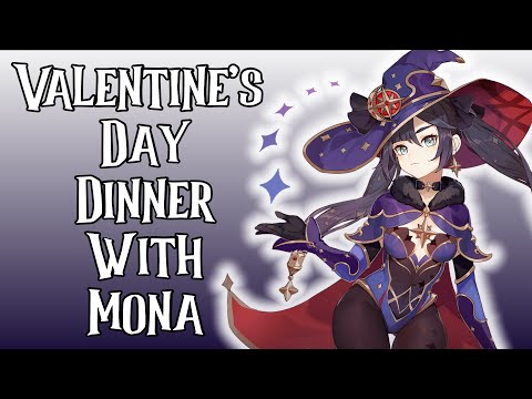 ASMR| Valentine's Day with Mona|Genshin Impact Roleplay