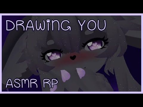 Bunny Girl Draws You VR ASMR [Scribbling, Measuring and Studying your FACE] 💜