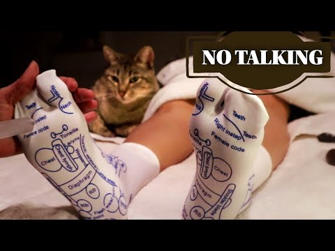 💤 ASMR MASSAGE DE PIEDS - REFLEXOLOGIE (no talking)