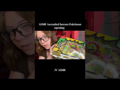 #asmr #pokemon #ascendedheroes #pokemoncards #cardopening #asmrpokemon #triggersforsleep #realxing