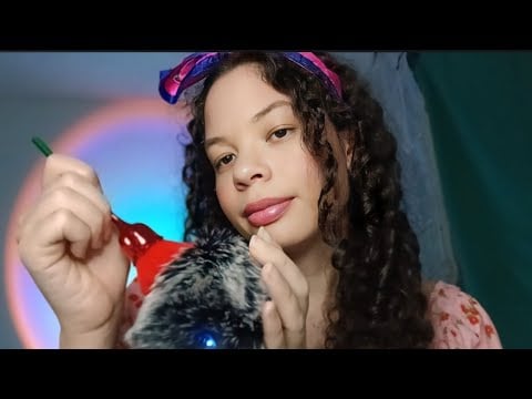 ASMR 🌼 para acalmar e desligar a mente (cafune, sussurros e afirmações positivas) 😴