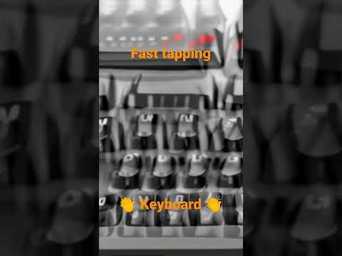 fast ⏩ tapping keyboard triggered sounds 👏🎉 #asmr #asmrshorts #asmrsounds #keyboard #sound #shorts