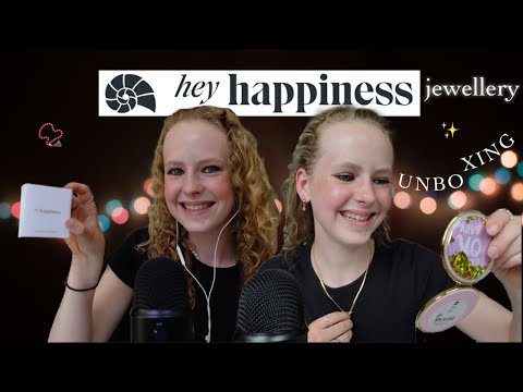 ASMR Hey Happiness Unboxing!🐚📿☁️