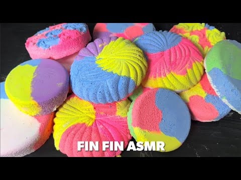 🎾ASMR | Neon Round Gym Chalk Crush🎾