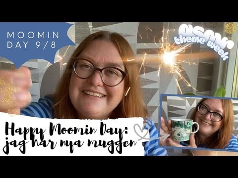 Happy Moomin Day 🤍 ASMR på svenska: Jag köpte nya Muminmuggen