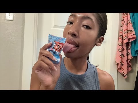 ASMR | Lollipop Mouth Sounds (Ring Pop) 💍 🍭 