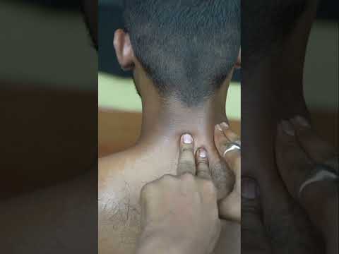 Drift to Sleep: Gentle Neck & Shoulder Tapping ASMR Massage #shorts