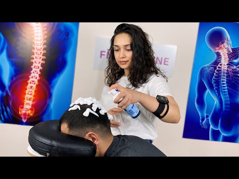 Asmr Massage Sedef - I did a head massage with foam in.