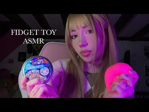 Squishy Fidget & Sensory Toys ASMR | Putty, Sticky Sounds, Tapping ...