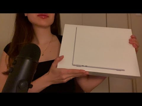 ASMR APPLE MACBOOK UNBOXING!