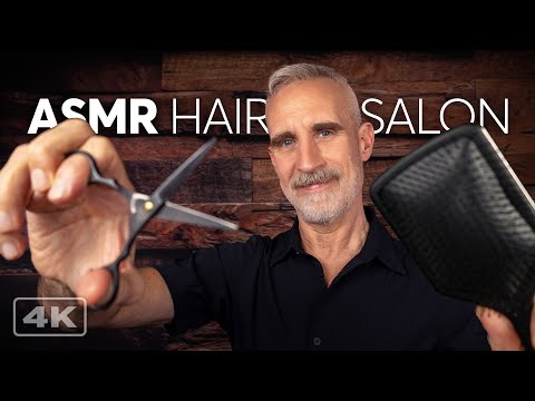 Relaxing ASMR Hair Salon Roleplay ✂️ Shampoo and Haircut