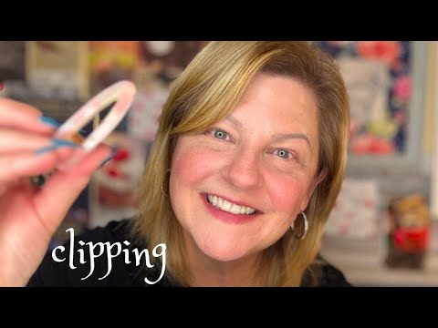 ASMR | Brushing & Clipping Your Hair | Personal Attention, Brushing/Combing, "Clip Clip Clip" 🥰✨