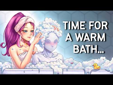 ASMR | Girlfriend Gives You a Bath | Wholesome | Shampoo Sounds | Scalp Massage | Soft Kisses | F4A