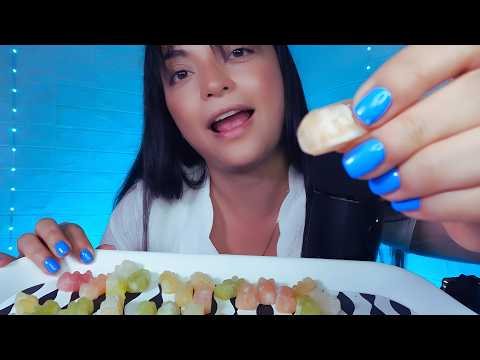 ASMR I Made Frozen Gummy Bears 🧊 | Recipe + Eating Sounds