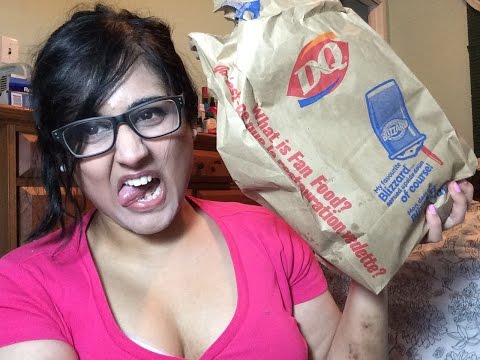 Dairy Queen Chicken Cheezy Wrap & Fries | MUKBANG