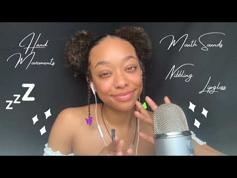 Chynaunique ASMR Mouth Sounds Compilation | Hand Movements, Lipgloss, Nibbling, Mic Licking