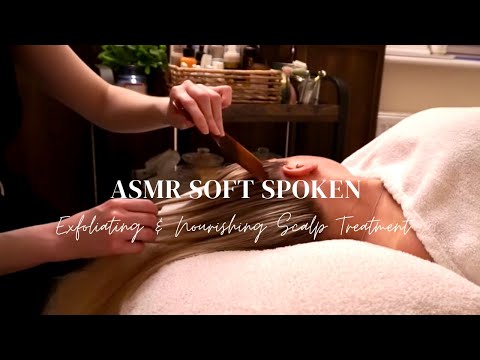 ASMR Nape Attention & Scalp Treatment to Fall Asleep to | Scaling, Brushing, Oil & Foam Cleansing.