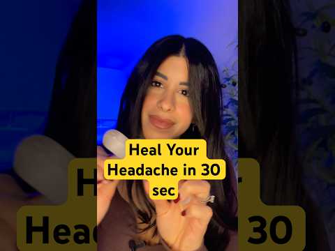 Energy Healing for Headaches - Feel better in 30 sec #asmrtingles #shorts #reiki