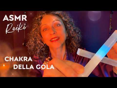 ASMR Reiki ✨ POV Riequilibrio Profondo Chakra della Gola 🩵 Espressione e Verità