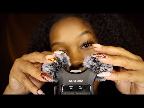 ASMR | FLUFFY TASCAM (Brushing, Visual Triggers)