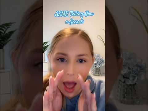 ASMR Telling You a Secret 🤫 #asmrvideos #asmrsound #shorts #tinglesasmr #asmr