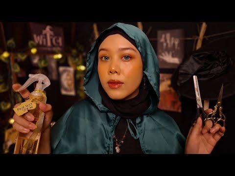 Welcome to The Witchy Salon 🧙💇‍♀️ | ASMR Haircut, Hair Treatment, Halloween Edition