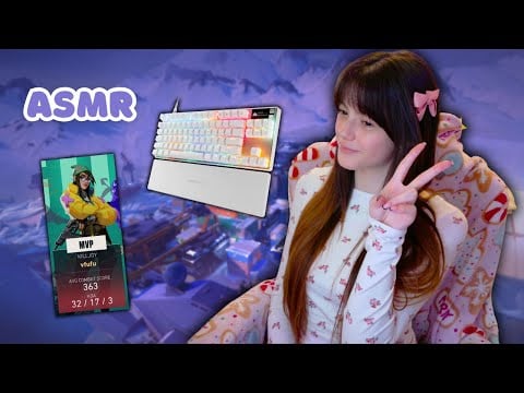 ASMR | VALORANT Gameplay W/ Whispering & Keyboard Sounds! (#16) ☁️💜