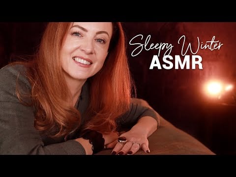 Sleepy Winter ASMR Tucking You In 🌟 Reading to you, Facial Massage, Relaxing Company
