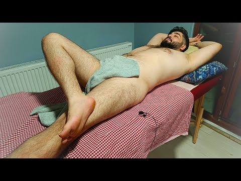 FULL BODY ASMR SPORTS AND SLEEPING MASSAGE - CHEST,LEG,FOOT,ARM,BACK,ABDOMEN,BELLY MASSAGE