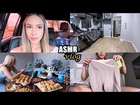 ASMR vlog 🚧 tour pela casa nova em obra, aniversário, comprinhas na shein e mais.. 