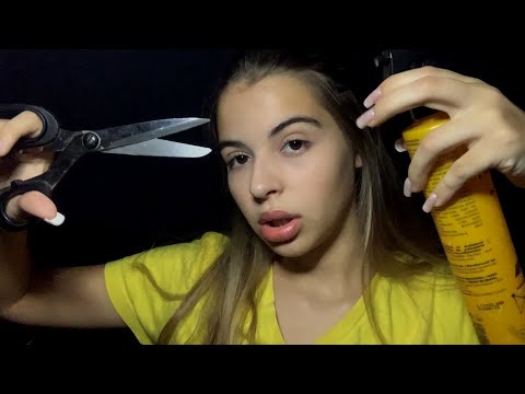 ASMR CORTANDO SEU CABELO ✂️ | Roleplay Cabeleireira Hairstylist