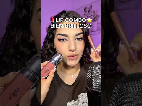 Mi Lip Combo 💄🌟 bien Brillante✨ #asmr #lipcombo#asmrespañol