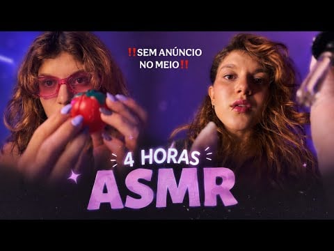 4 HORAS de ASMR para dormir profundamente 💤 Os melhores Roleplays ✨Sem anúncio no meio✨