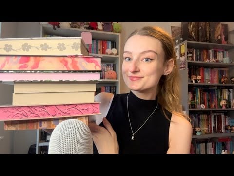 ASMR September Wrap Up (book tapping and close whispers) 
