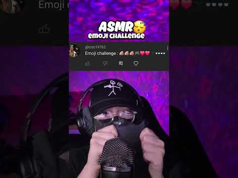 ASMR • emoji challenge incroyable ! 😴✨️  #asmrfrançais #asmr #triggersforsleep #sleep