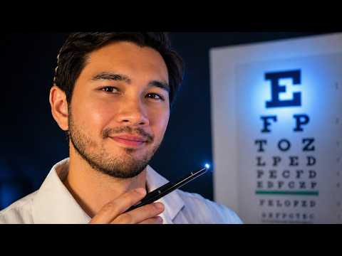 ASMR Eye Exam | Detailed Vision Test & Eye Examination 4K