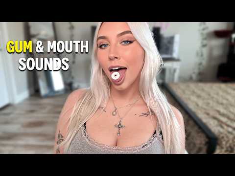 100% Sensitive Wet Mouth Sounds & Gum Chewing!