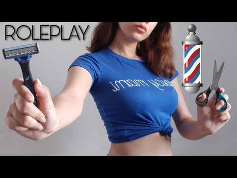 ASMR BARBER SHOP | Corte de barba roleplay asmr | Sonidos de tijeras y tapping