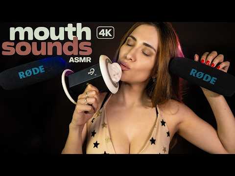 ASMR 💋 MOUTH SOUNDS MUY CERCA del MIC 🎤 Sonidos Intensos para Dormir en 4k