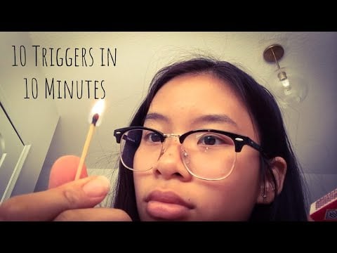 ASMR 10 Triggers in 10 Minutes - Triggers for Your Sleep and Relaxation